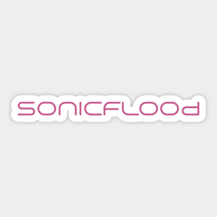 Sonicflood in Pink Sticker